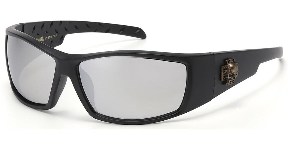 Choppers Biker Oval Wrap Mirrored Bulk Sunglasses CP6783 – OE