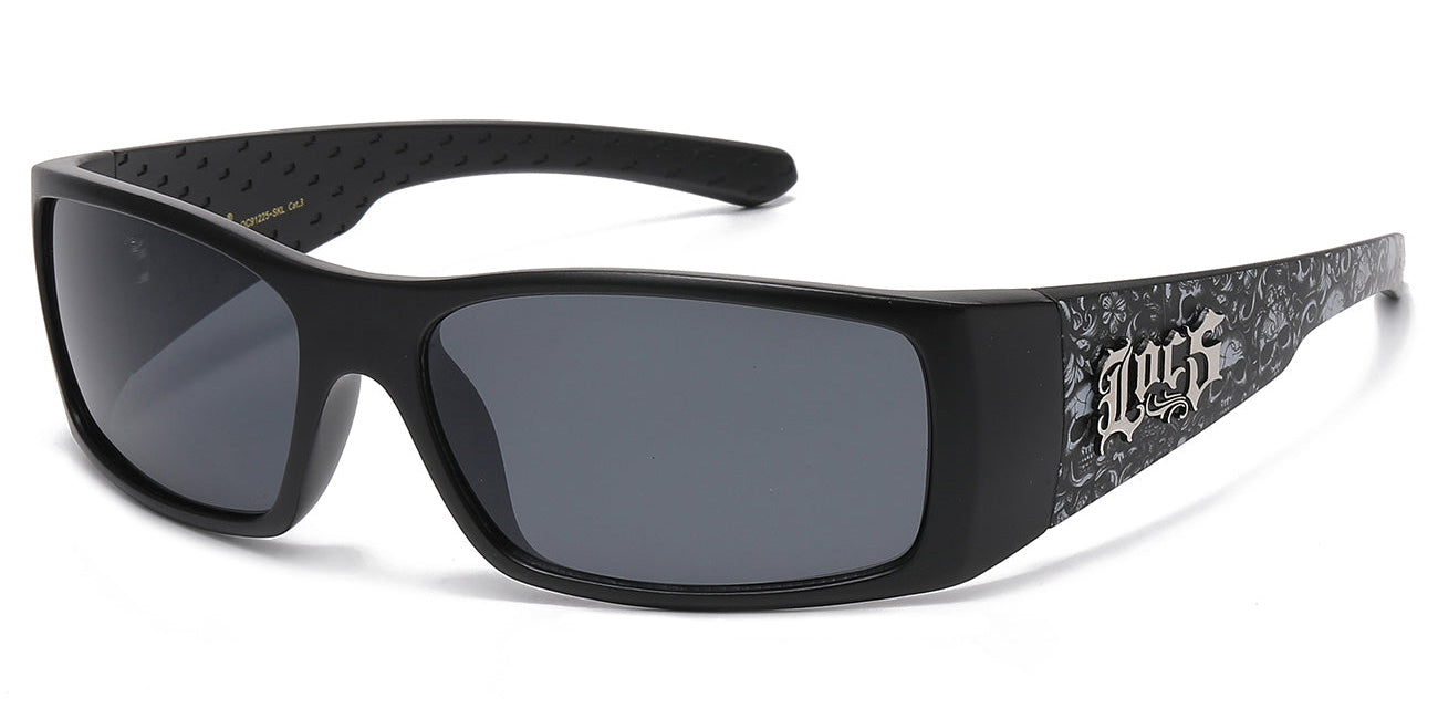 Super Dark Sunglasses For Men Matte Black LOCS Sunglasses | In Stock! | Locs Wraparound Sunglasses - Foto 6
