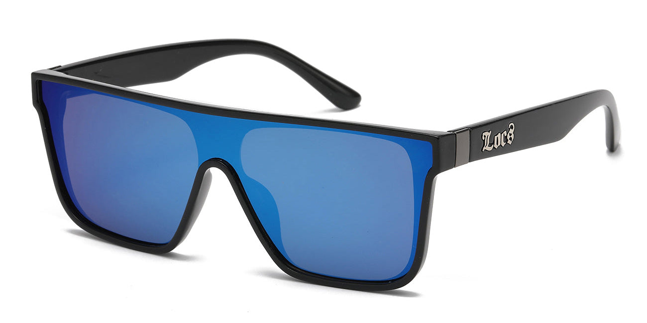 Locs Flat Top Rectangle Sunglasses Bulk LOC91254-MIX – OE 
