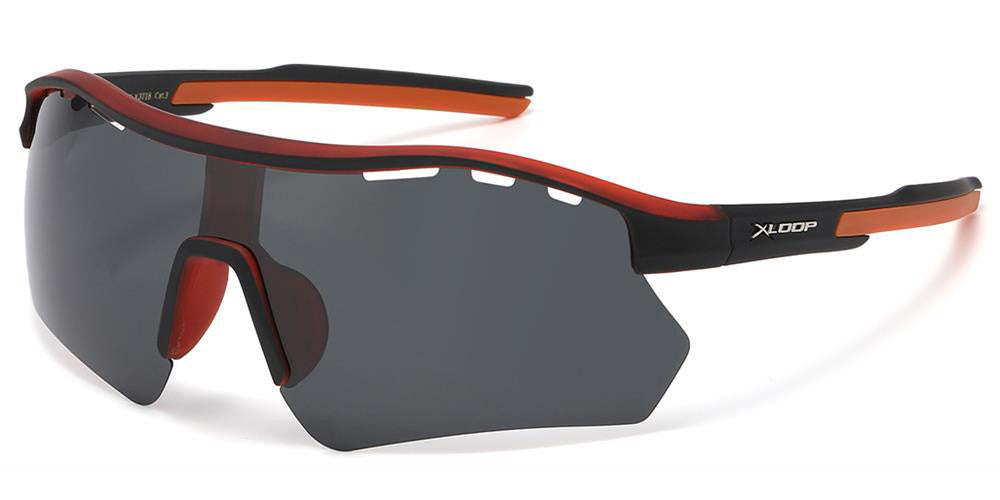 X-Loop Polarized Sport Shield Wholesale Sunglasses PZ-X3718 – OE