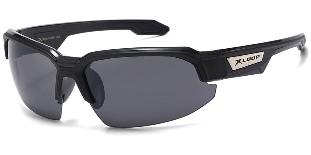 X-Loop Sport Semi-Rimless Wrap Wholesale Sunglasses X2833 – OE