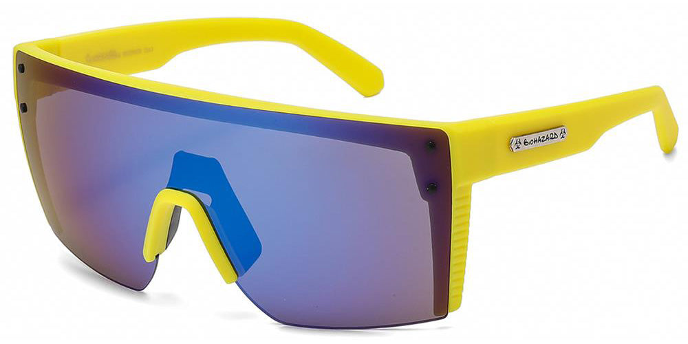 yosa シャイニー　スチームバス Biohazard Sport Shield Wholesale Sunglasses BZ66376 – OE Wholesale
