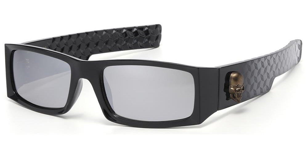 Choppers Biker Diamond Plate Print Wholesale Sunglasses CP6785