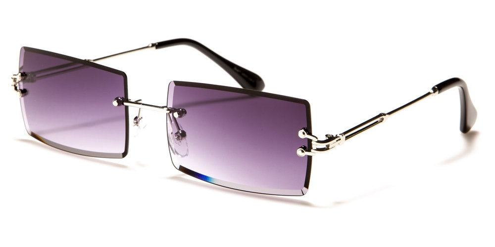Style Luxe Rimless Rectangular Giselle Rimless Rectangle Fashion Sunglasses in Bulk GSL28310 – OE ...