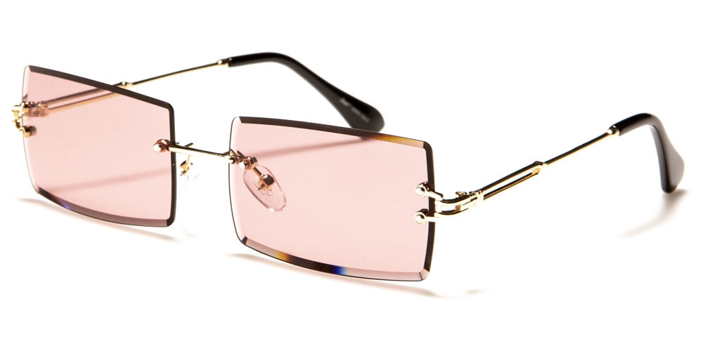Style Luxe Rimless Rectangular Giselle Rimless Rectangle Fashion Sunglasses in Bulk GSL28310 – OE ...