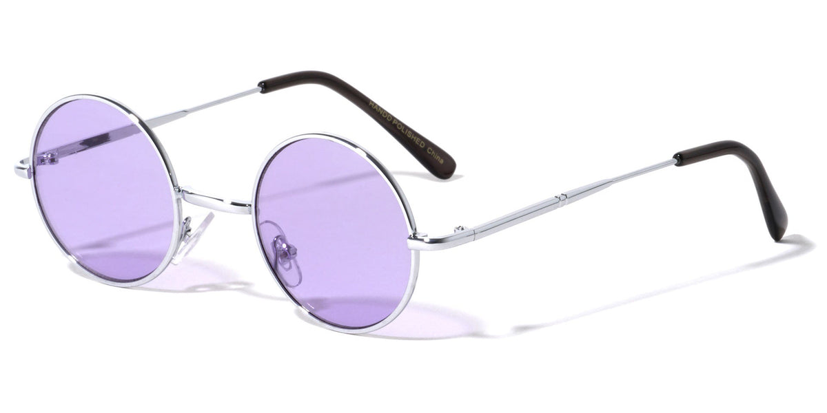 Round Color Lens Round Color Lens Unisex Sunglasses Wholesale PV8009-LT-CO – OE ...