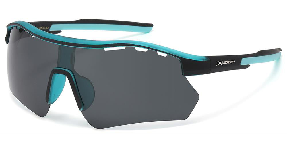 X-Loop Polarized Sport Shield Wholesale Sunglasses PZ-X3718 – OE