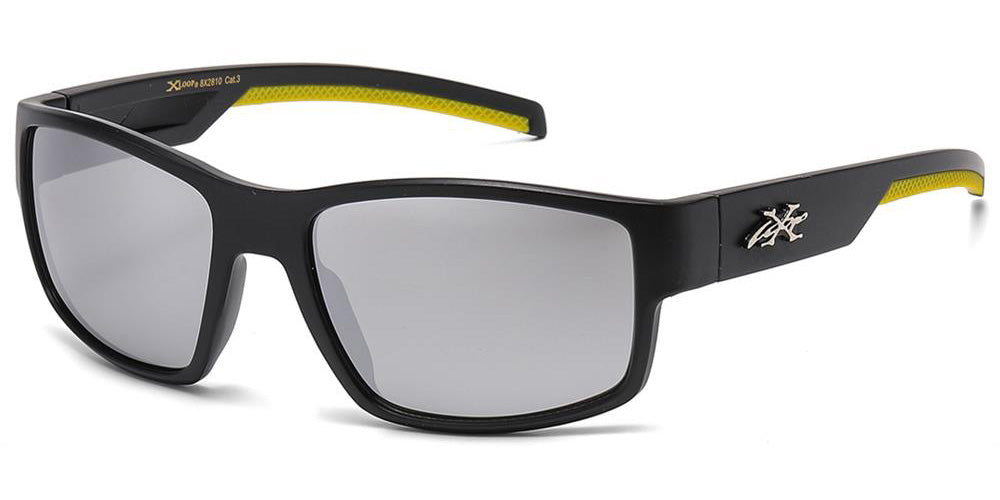 X-Loop Sport Oval Wrap Mirrored Wholesale Sunglasses X2810 – OE