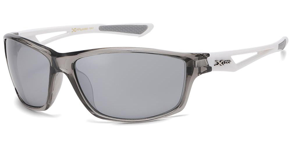 X-Loop Sport Oval Wrap Mirrored Lens Bulk Sunglasses X2821 – OE