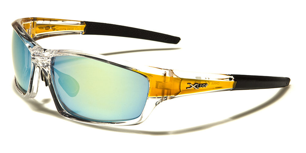 X-Loop Sport Rectangle Wrap Men's Bulk Sunglasses X2838 – OE