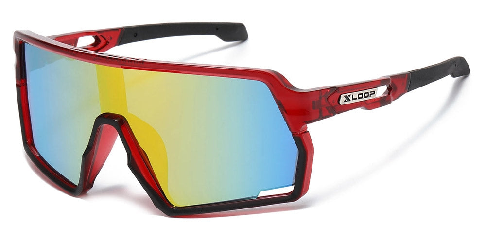 ラブアンドベリー A-Lab Kadley Trippy Landscape Blue & Green Crop Sherpa Hoodie | Zumiez