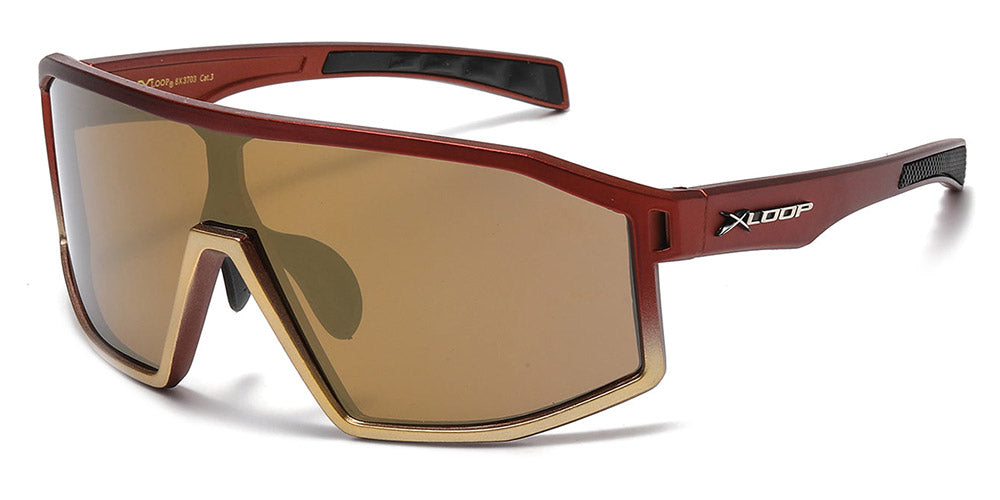 X-Loop Shield Men's Sport Wholesale Sunglasses X3734 – OE