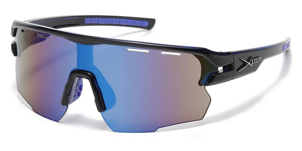 raydback 925 ジーザス last man avalanche X-Loop Shield Wrap Mirrored Wholesale Sunglasses X3735 – OE