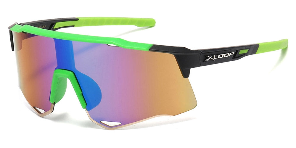 X-Loop Sport Shield Wrap Men's Bulk Sunglasses X3739 – OE