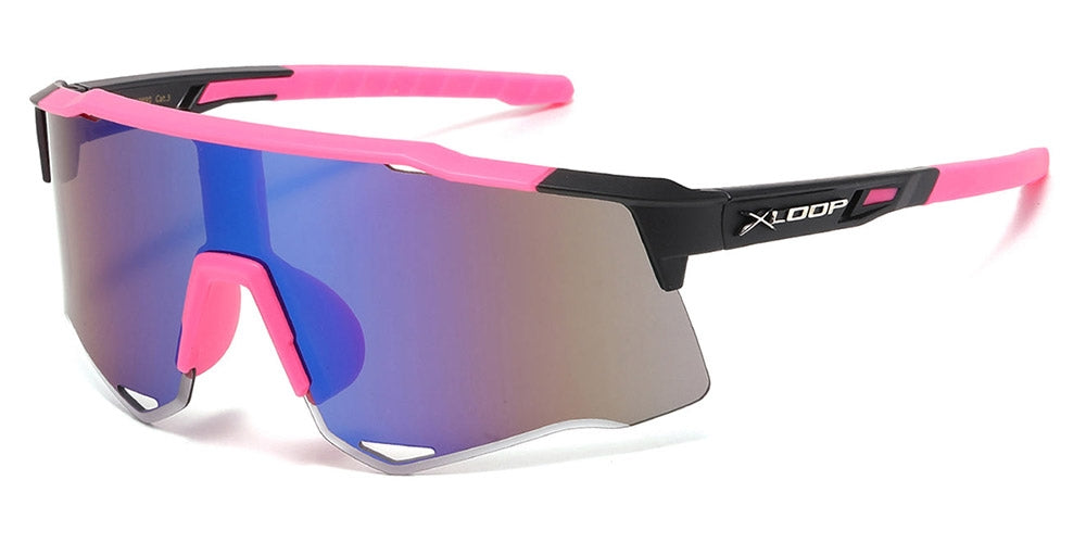 X-Loop Sport Shield Wrap Men's Bulk Sunglasses X3739 – OE
