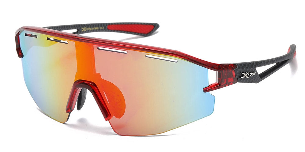 X-Loop Shield Men's Bulk Sunglasses X3668 – OE Wholesale Sunglasses