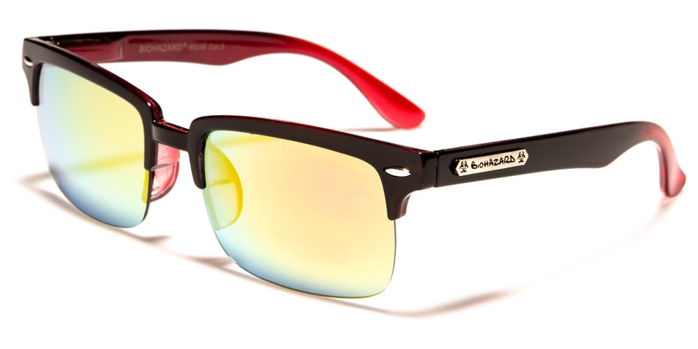 Hot BioHazard Men Discounted Sunglasses - S. Black / black Hot BioHazard Men Discounted Sunglasses - S. Black / black