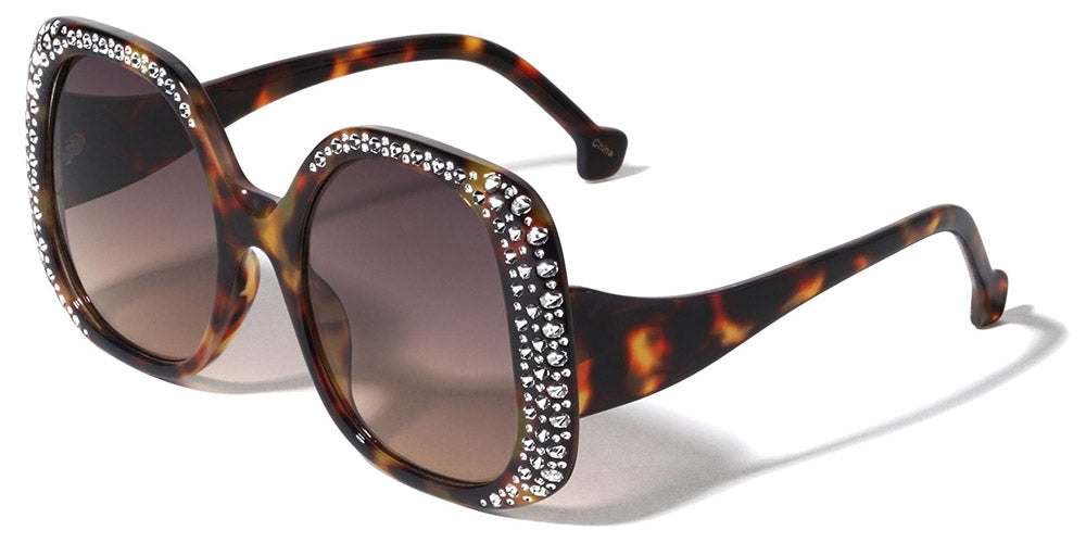 Rhinestone Butterfly Women's Wholesale Sunglasses P6785 – OE