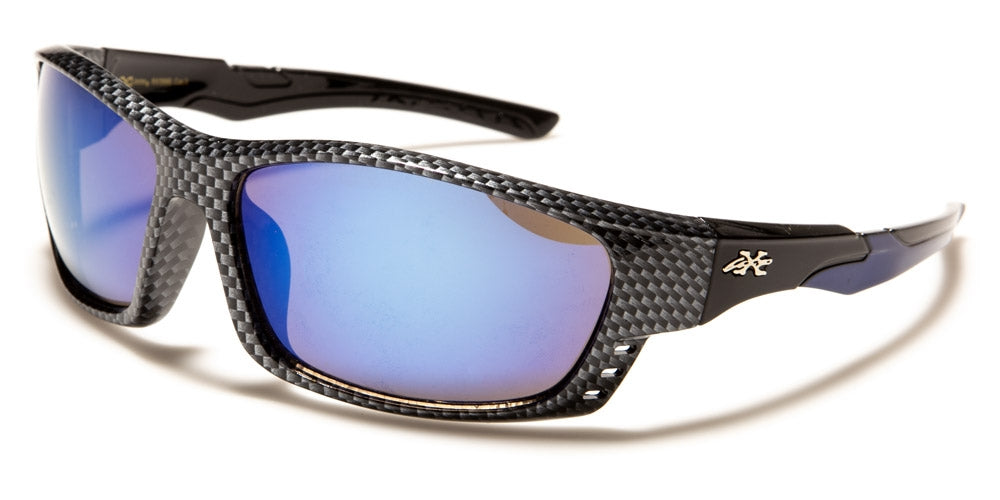 X-Loop Carbon-Fiber Print Men's Sunglasses in Bulk X2666 X-Loop Carbon-Fiber Print Men's Sunglasses in Bulk X2666
